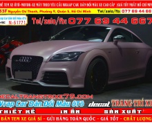 DÁN ĐỔI MÀU audi vàng đẹp nhất dán ô tô chuyên nghiệp wrap car decal xe hơi cao cấp nhàn decal decaltrangtrixe79 decal candy nhôm xướt chrome chuyển màu tem xe đẹp giá rẻ dán ô tô tp hcm5108 (685)